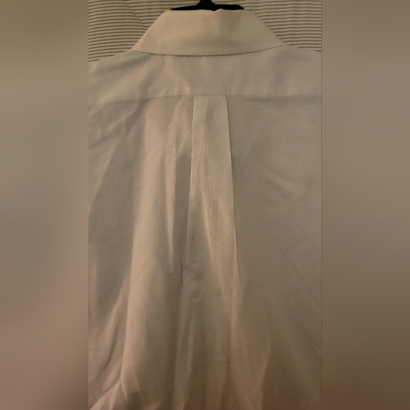 Arrow Dover 19-37 Tall White Button Up Shirt Long Sleeve Collared - Picture 6 of 6